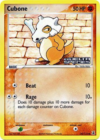 EX Delta Species Cubone #60/113 reverse holo